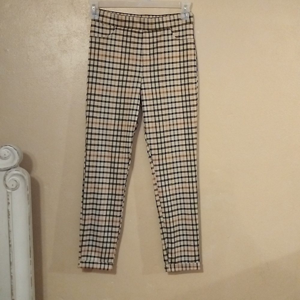 women's plaid pants
